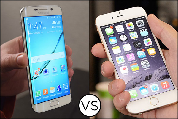 galaxy s6 vs iphone 6s
